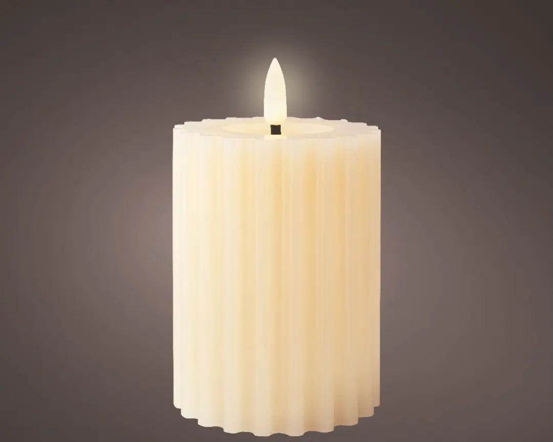 Lumineo Luxe LED Kaars Stripe Warm Wit - afbeelding 6 van 6