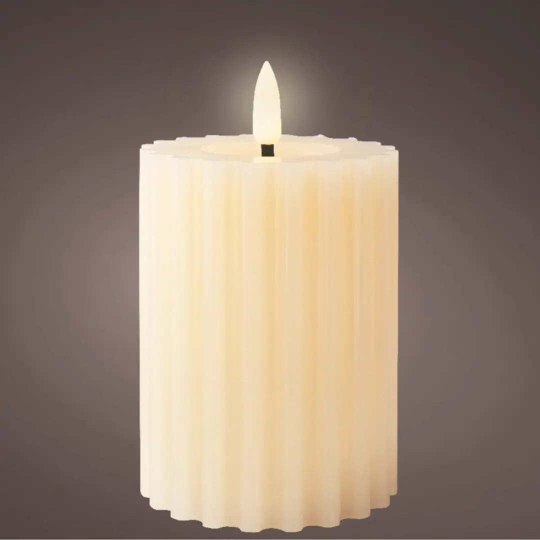 Lumineo Luxe LED Kaars Stripe Warm Wit - afbeelding 5 van 6