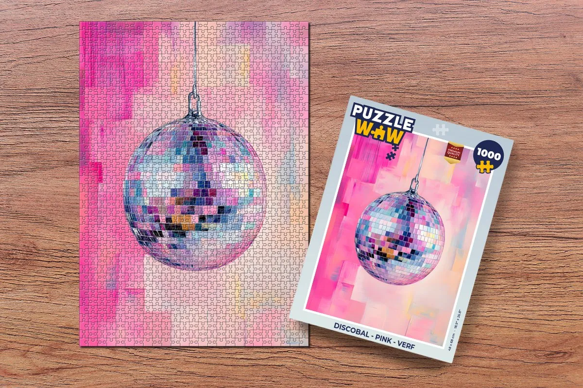 PuzzleWow Discobal Legpuzzel 1000 Stuks - MPN 8721375314722