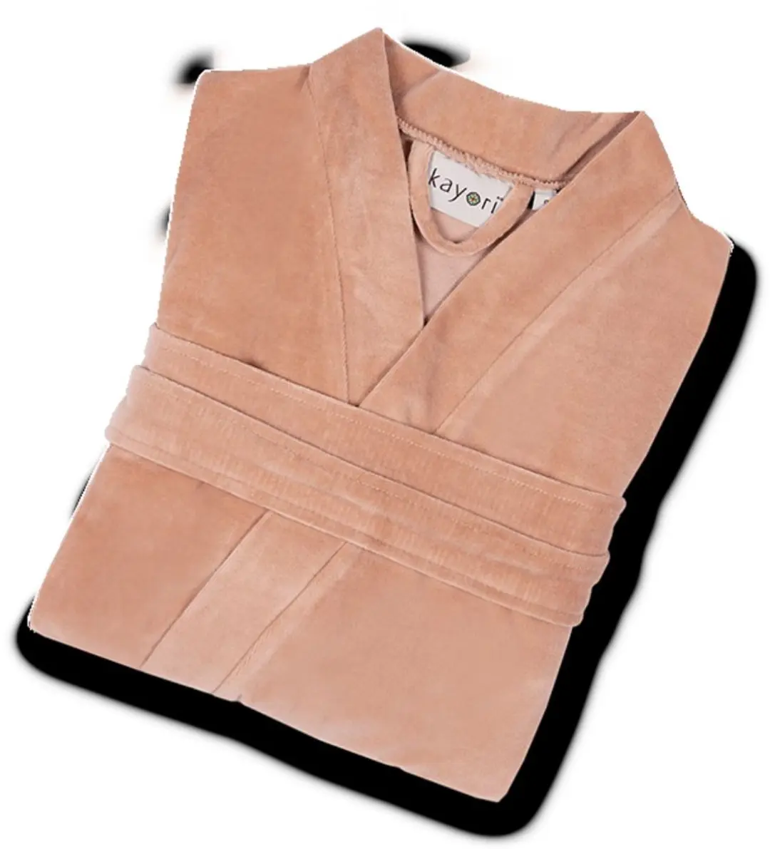 Kayori Mori Badjas - Unisex - Biologisch Katoen - Nude - XL - Kort