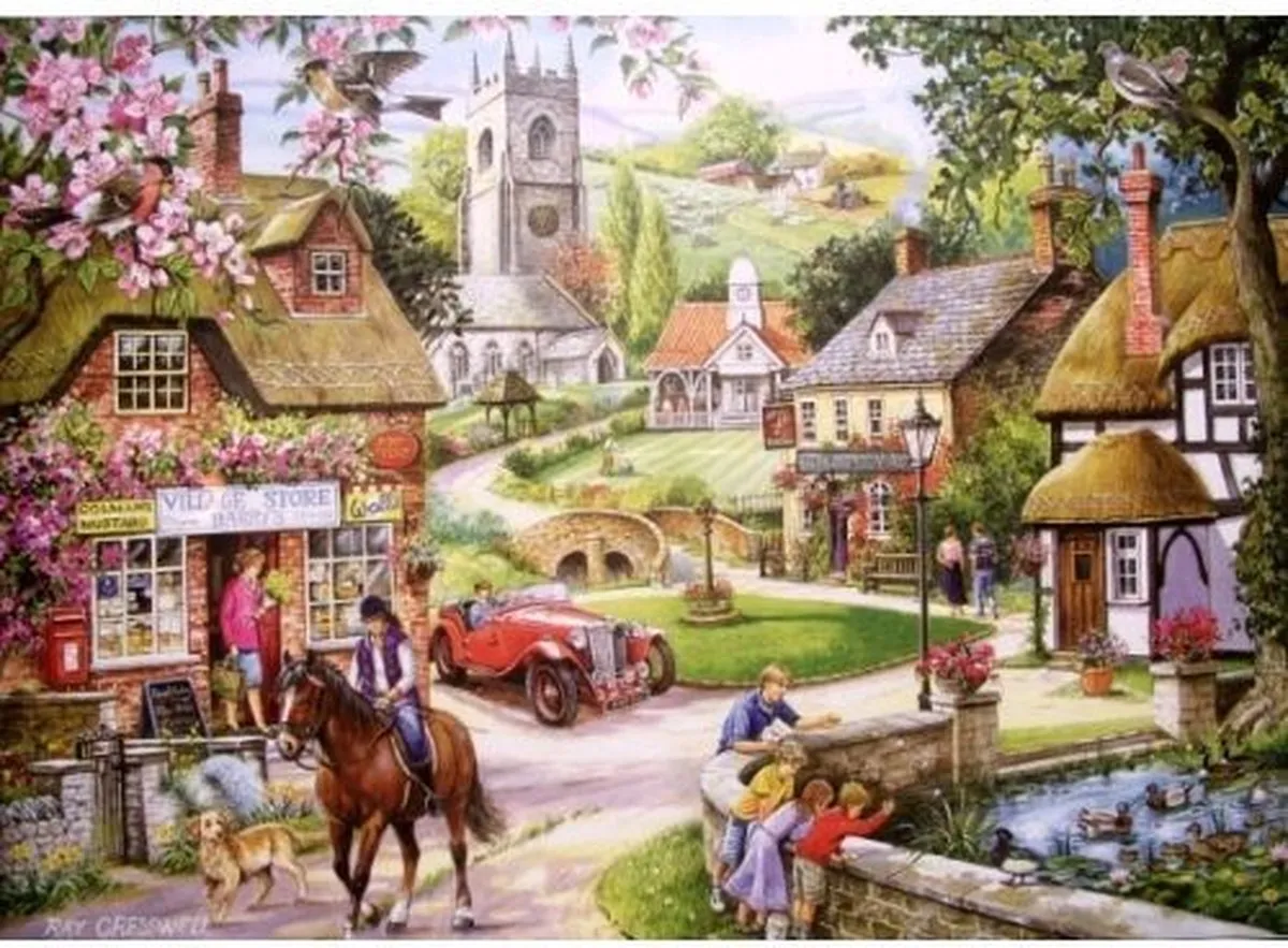 House Of Puzzles Feeding The Ducks Legpuzzel 1000 Stuks