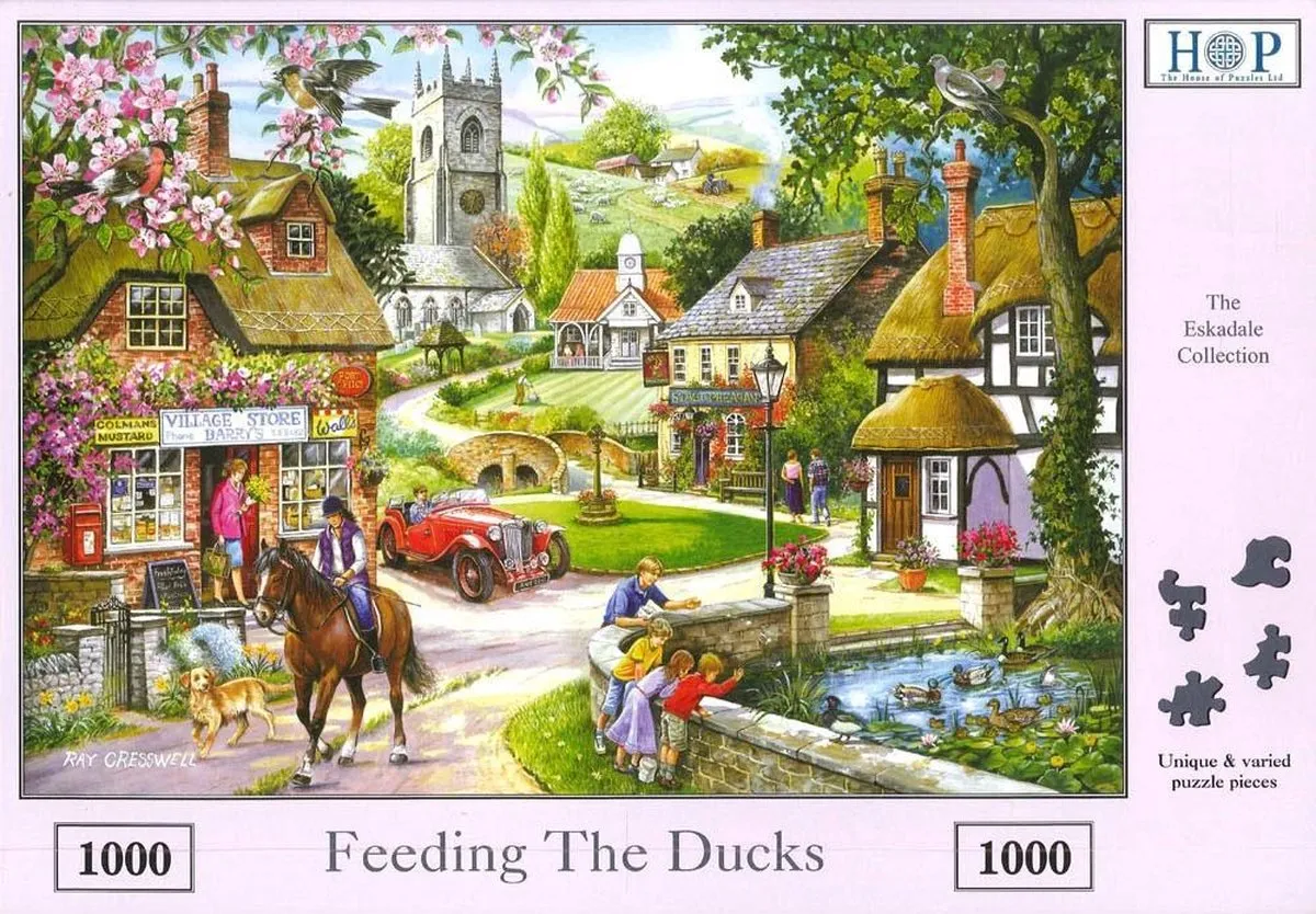 House Of Puzzles Feeding The Ducks Legpuzzel 1000 Stuks - HP0209