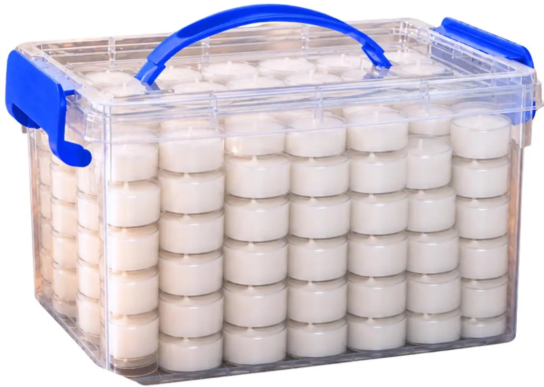 Voordeelbox gevuld met waxinelichtjes