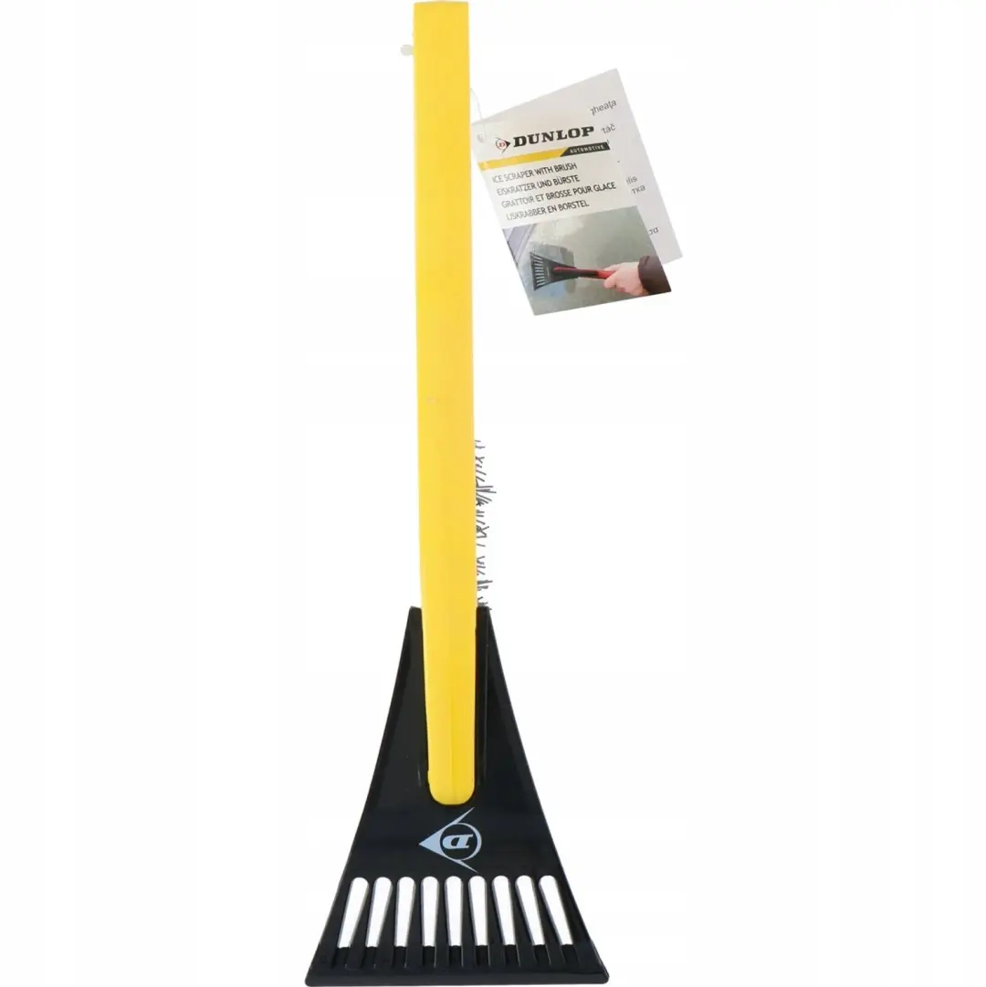 Dunlop IJskrabber met Borstel 2-in-1, 31cm, Geel