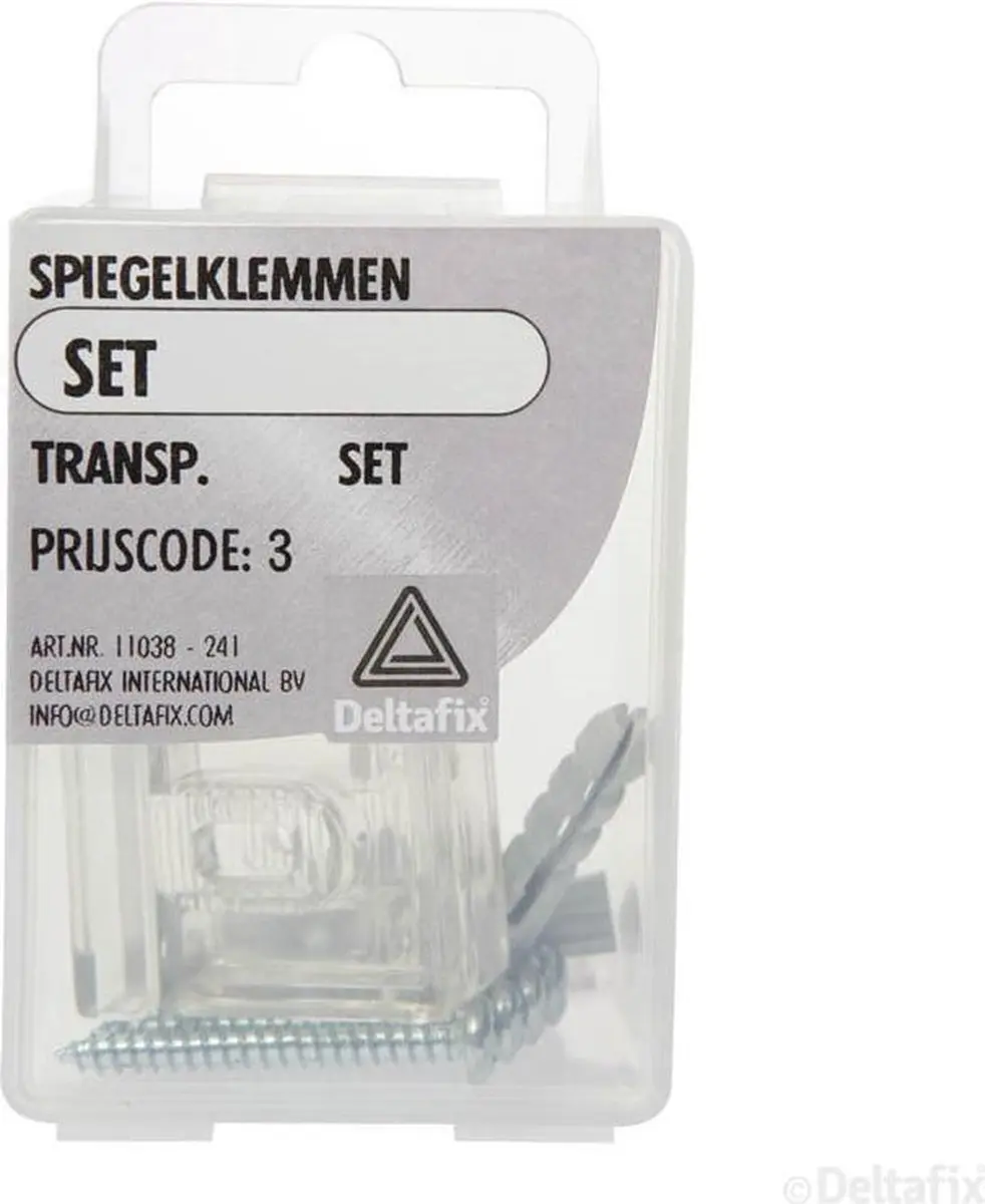 Deltafix Spiegelklemmen Set - 4 Stuks - afbeelding 2 van 2
