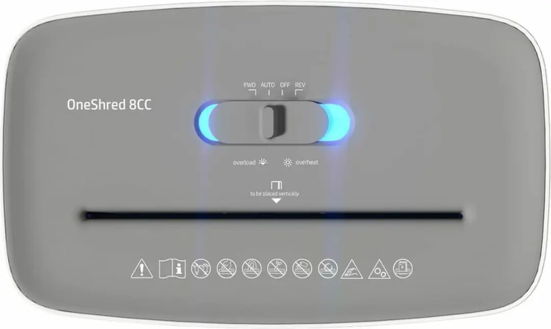 HP OneShred 8CC Documentvernietiger - 8 Vellen - 15L - afbeelding 4 van 6