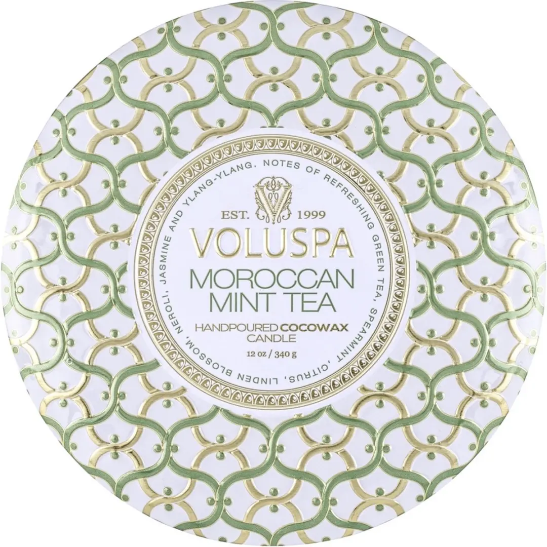 Voluspa Maison Blanc Moroccan Mint Tea Geurkaars 340g