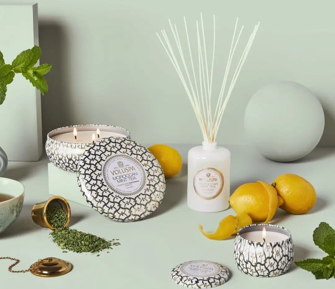 Voluspa Maison Blanc Moroccan Mint Tea Diffuser 177ml - afbeelding 2 van 2