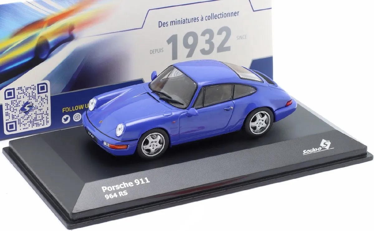 Porsche 911 (964) RS S4312901 - 1:43 - Maritim Blue