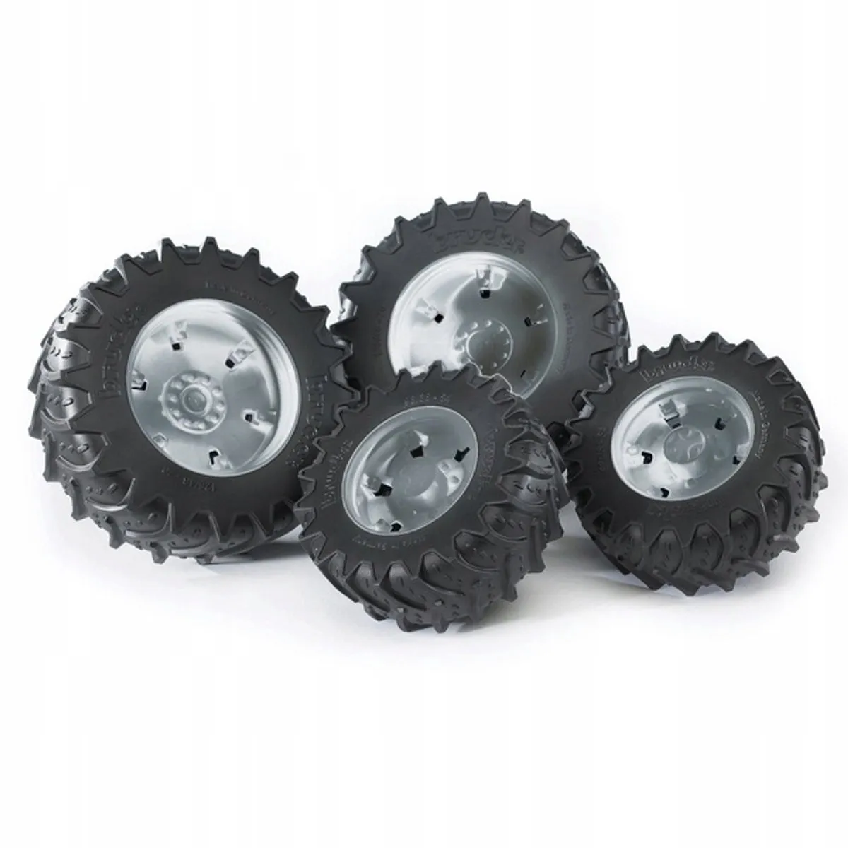 Bruder Professionele Serie 03317 Dubbelluchtset - Zilver/Zwart