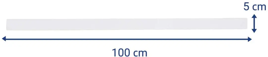 MAUL MAULstandard Metaalstrip 6207002 - 100x5cm - Wit - afbeelding 5 van 6