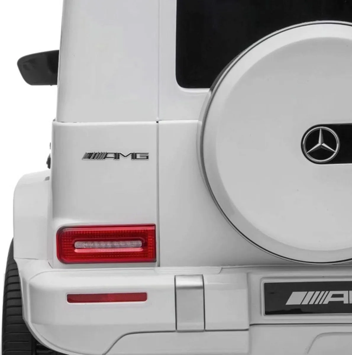 Mercedes G63 AMG 2-zits Kinderauto - Wit - afbeelding 4 van 6