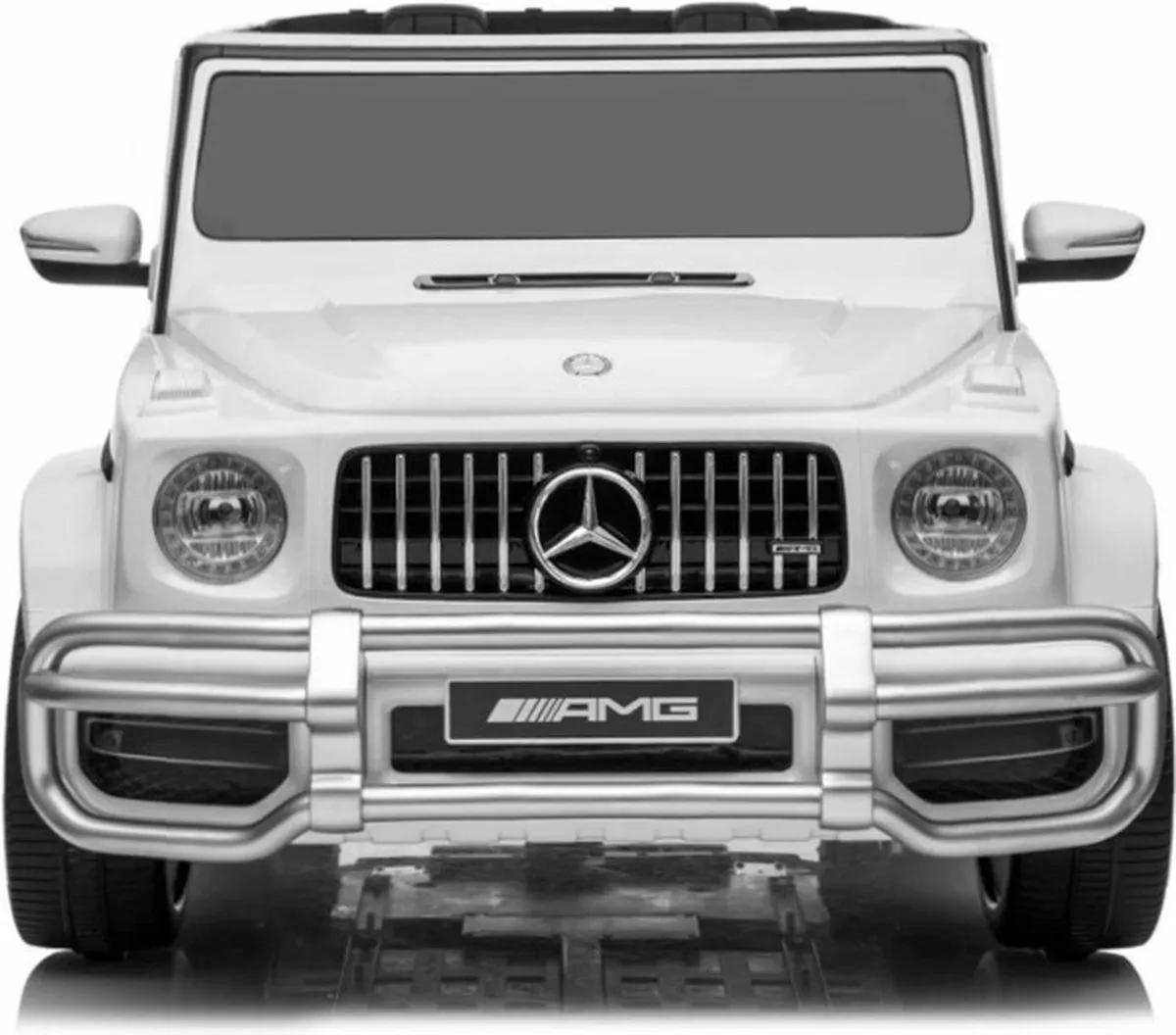 Mercedes G63 AMG 2-zits Kinderauto - Wit - afbeelding 2 van 6