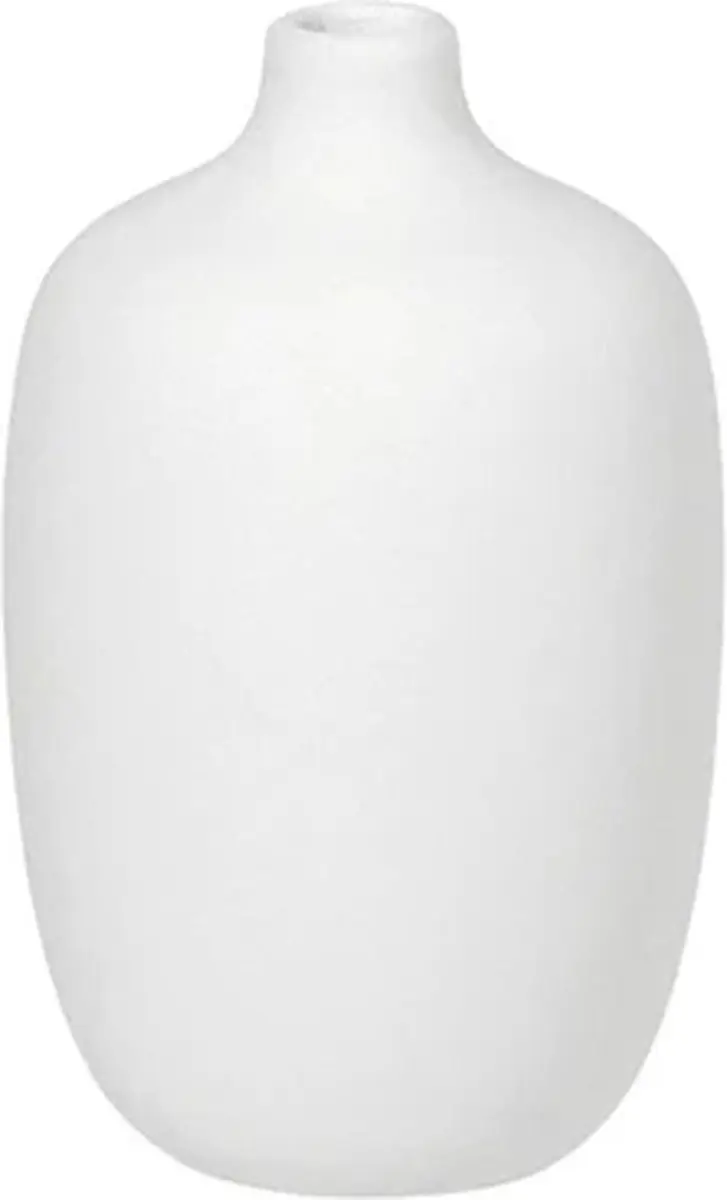 Blomus Ceola vaas H13cm D8cm wit