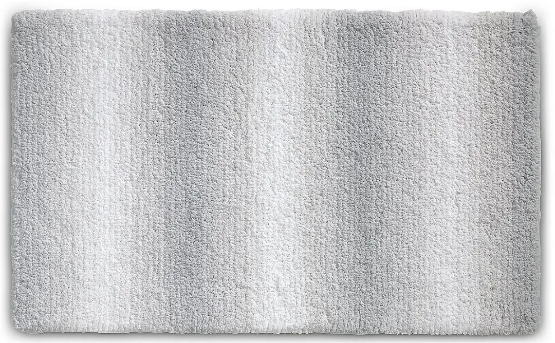 Badmat, 80 x 50 cm, Polyester, Rots Grijs