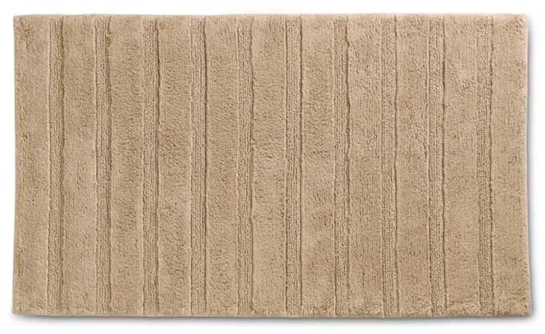 Badkamermat Megan, 100% katoen, beige, 65 x 55 x 1,6 cm