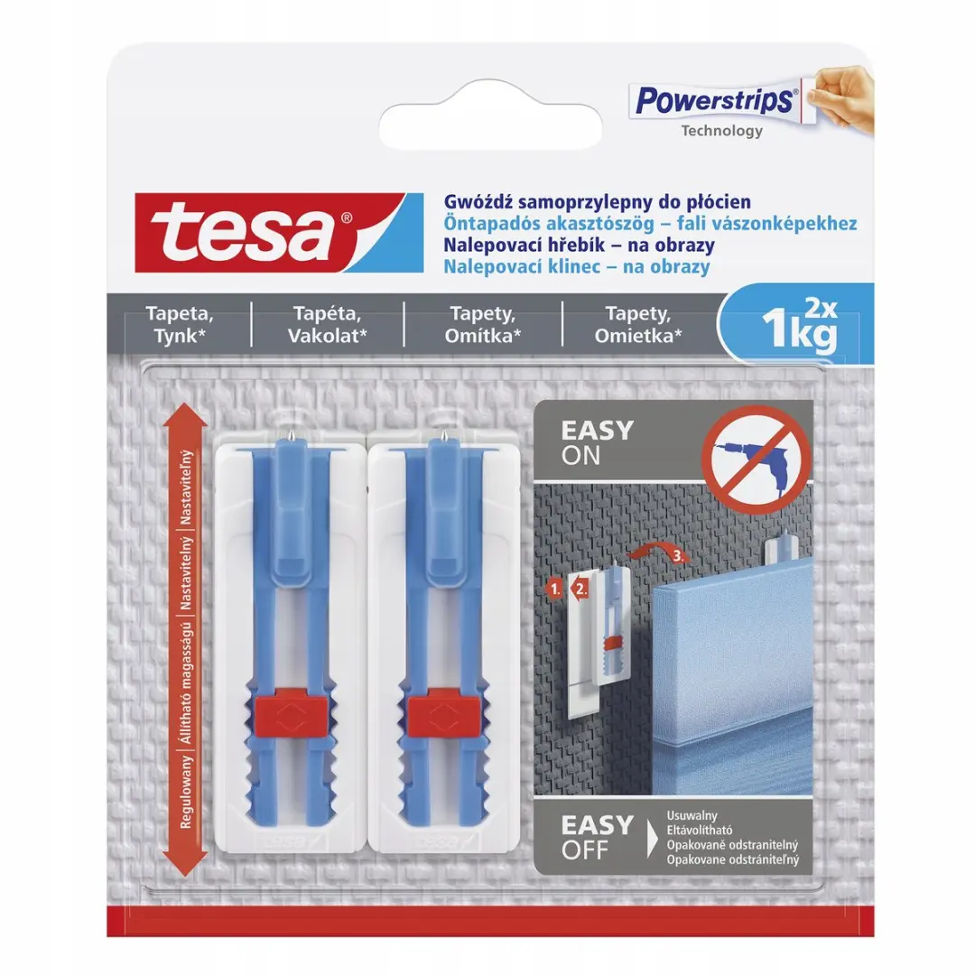 Tesa Zelfklevende Spijkers 2x1kg