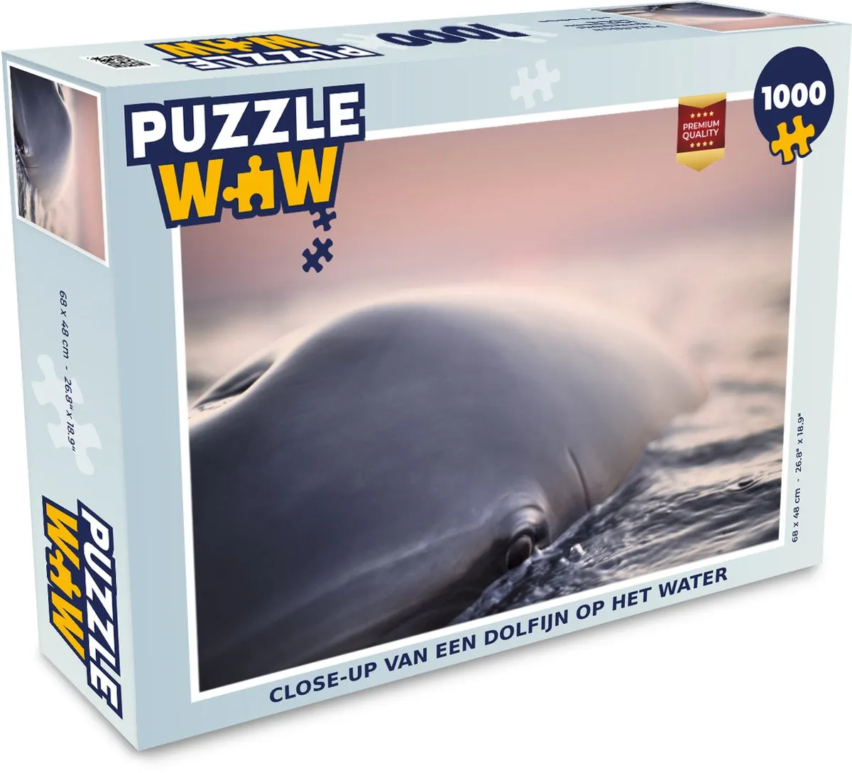 PuzzleWow Dolfijn Legpuzzel 1000 Stuks