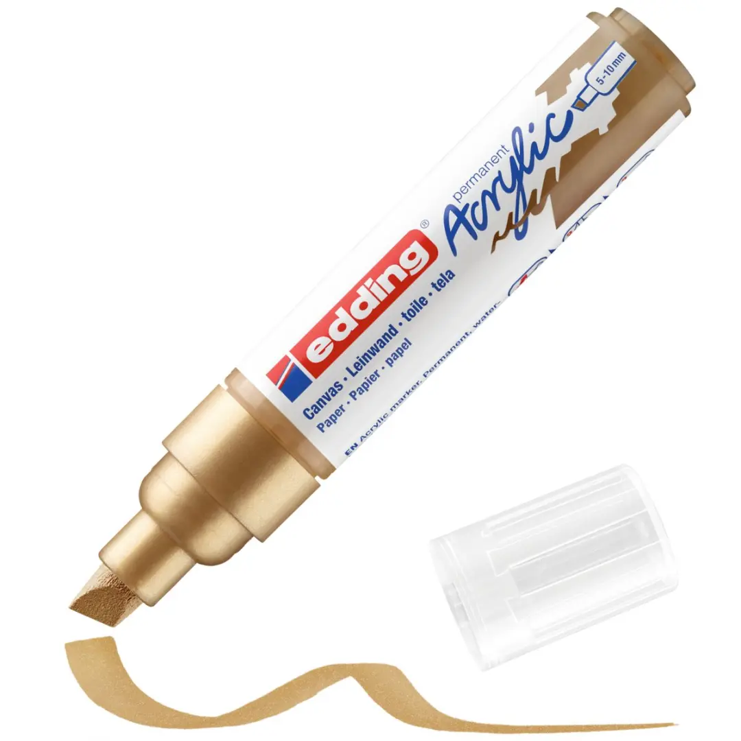 edding e-5000 Acrylmarker Rijkgoud - afbeelding 3 van 3