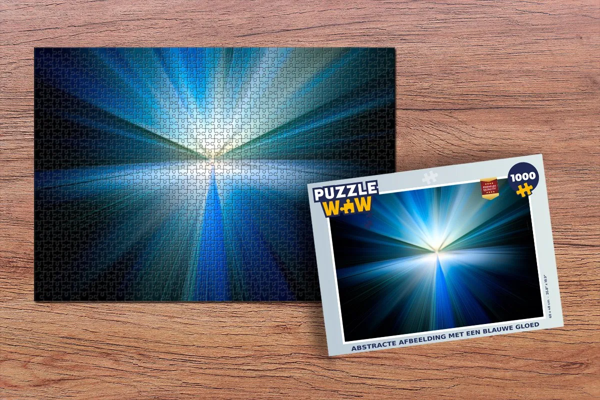 PuzzleWow Abstracte Afbeelding Legpuzzel 1000 Stuks - Multicolor