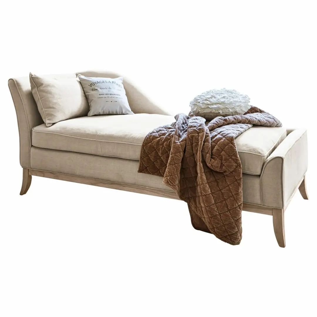 Loberon Alphonse Chaise Longue Beige