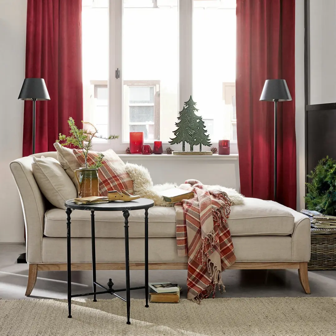 Loberon Alphonse Chaise Longue Beige - afbeelding 3 van 4