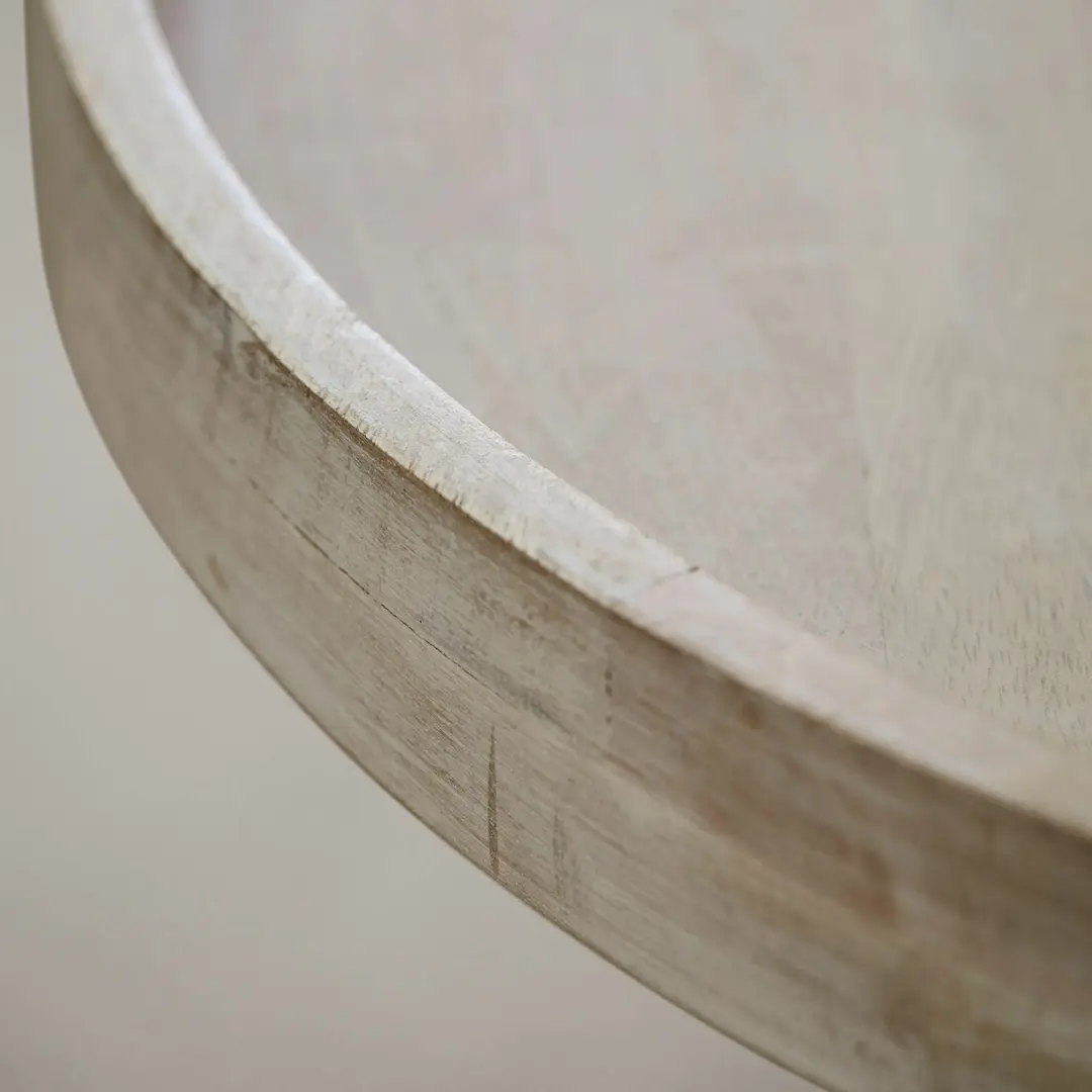 Loberon Bijzettafel Brookdale 59cm Antiekwit - afbeelding 5 van 6
