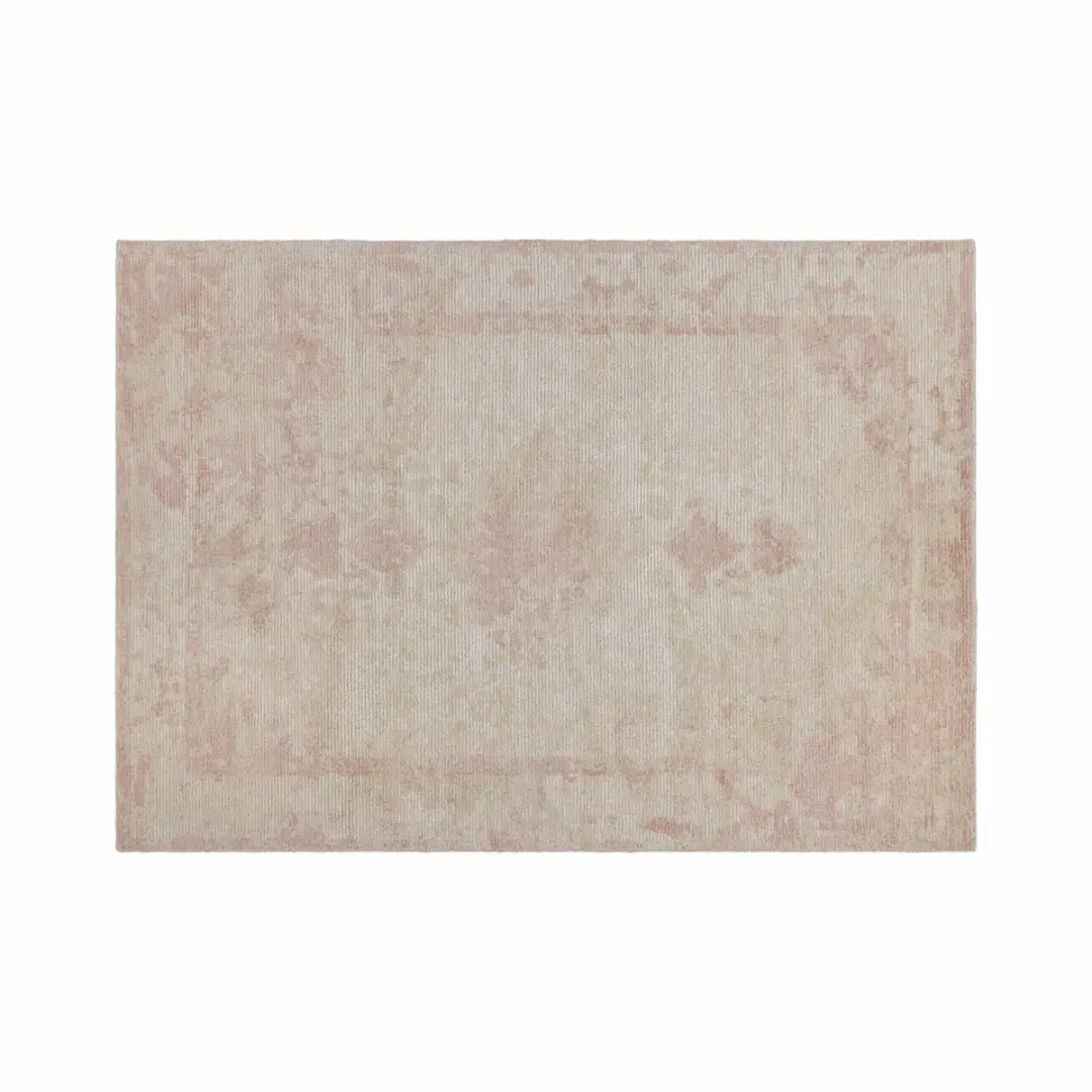 Loberon Zilevax Vloerkleed - Crème/roze - afbeelding 5 van 6