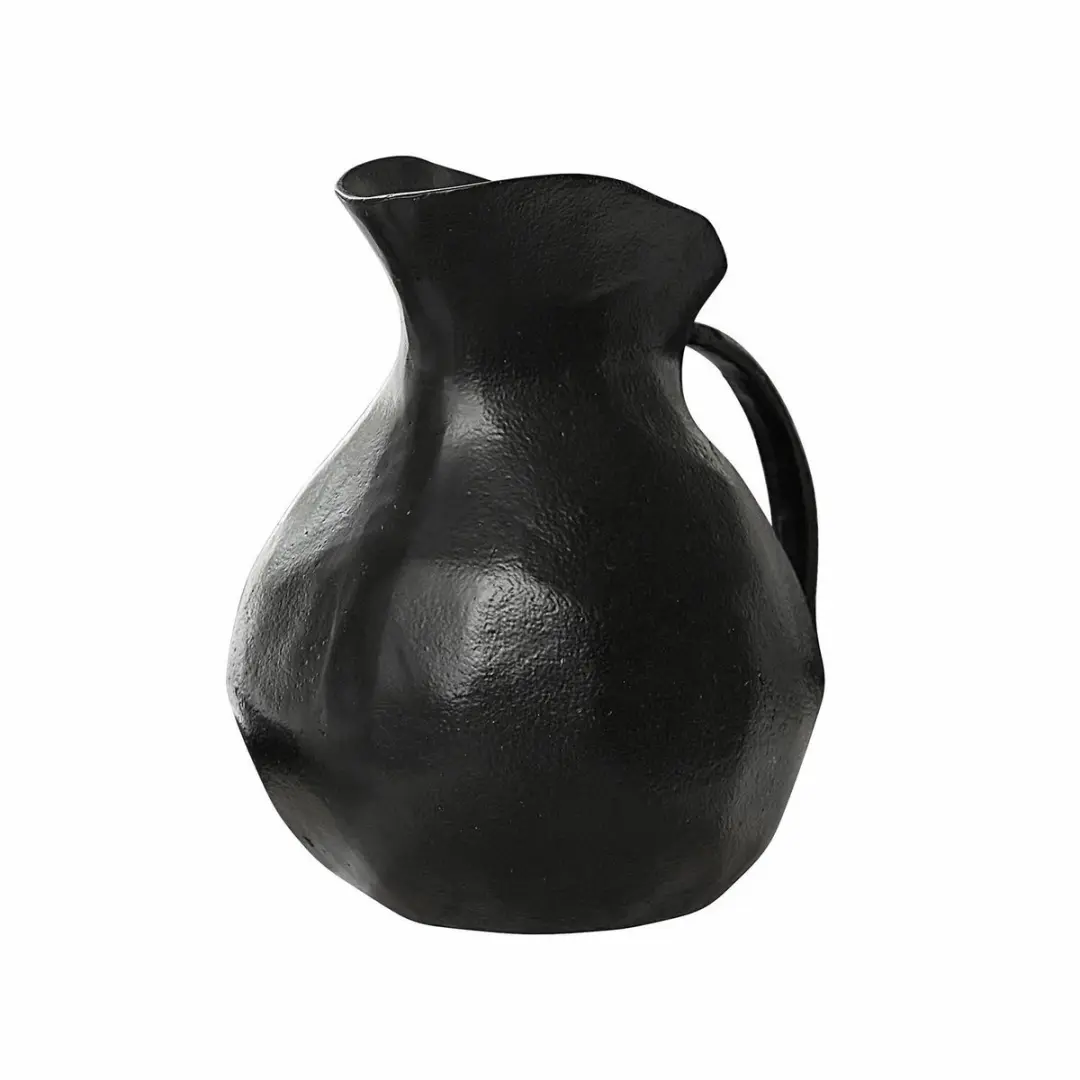 Loberon Évignac Vaas - Ø16cm - Zwart - afbeelding 4 van 5