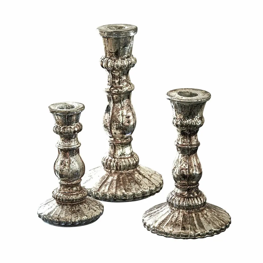 Loberon Favalina Kandelaar - 3 Stuks - Ø11.5cm - afbeelding 3 van 6