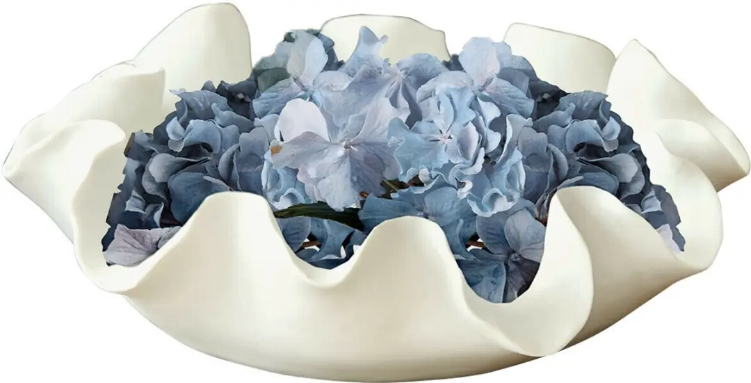 Loberon Schaal Lunettas - Wit - afbeelding 5 van 6
