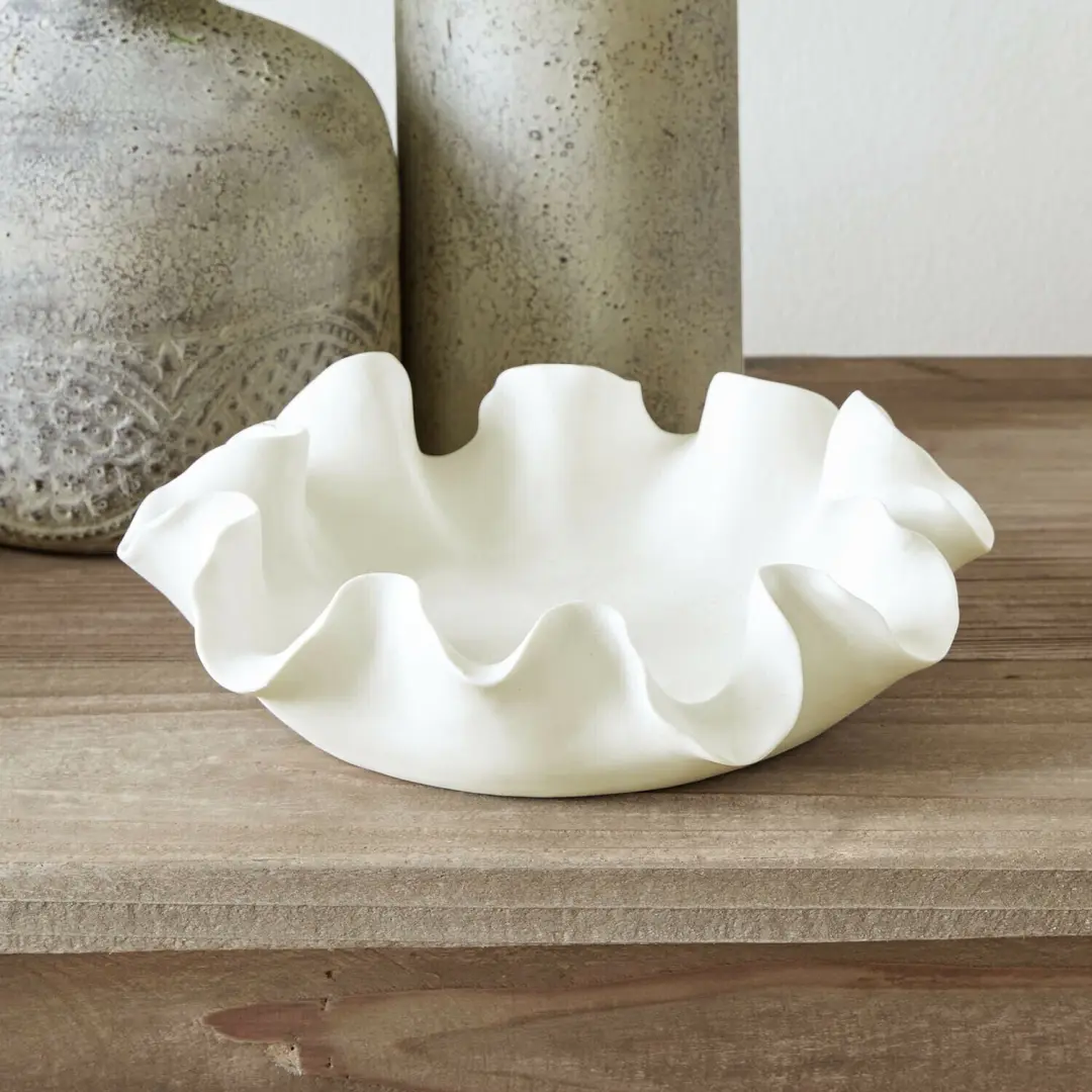 Loberon Schaal Lunettas - Wit - afbeelding 6 van 6