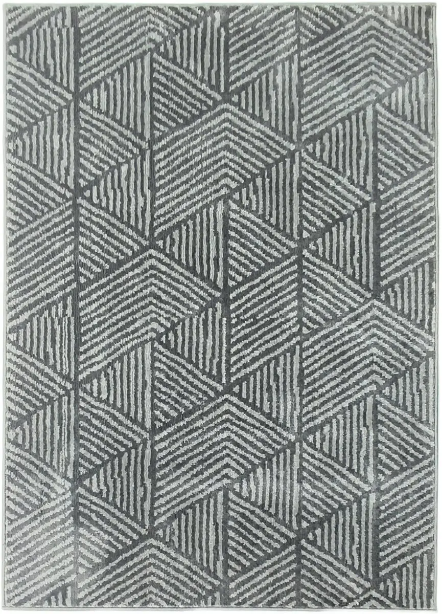 HOMCOM Rug-Polypropylen-150L x 80B x 1,5H cm-Dunkelgrau