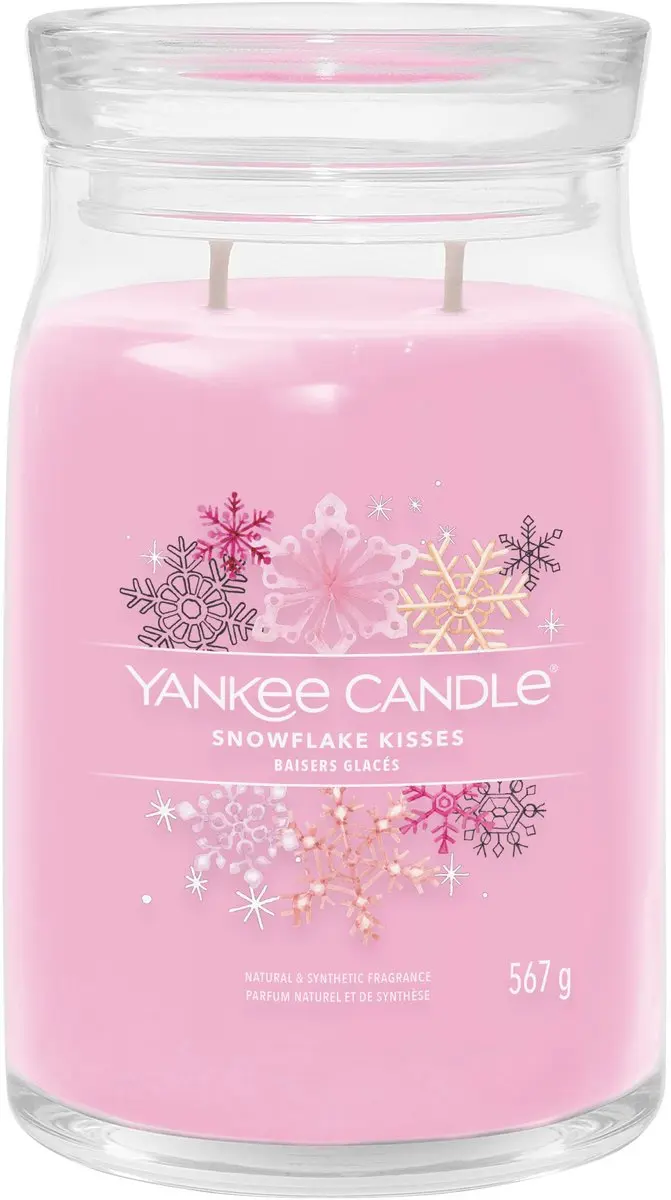 Yankee Candle Snowflake Kisses Geurkaars