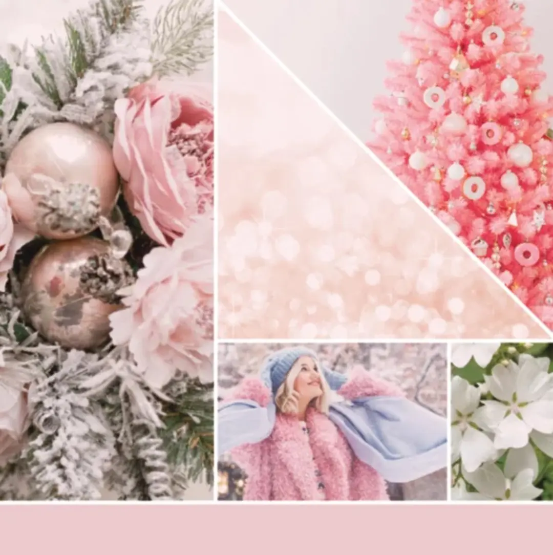 Yankee Candle Snowflake Kisses Geurkaars - Roze - afbeelding 2 van 2