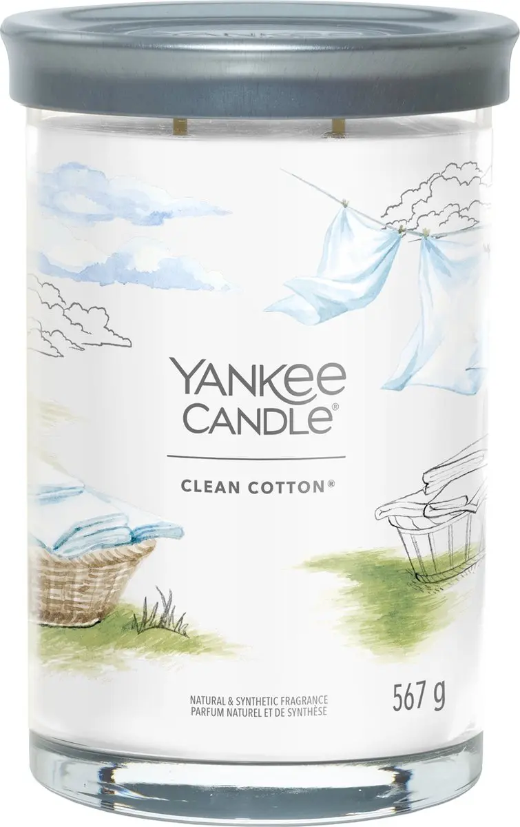 Yankee Candle Clean Cotton Large Tumbler Geurkaars
