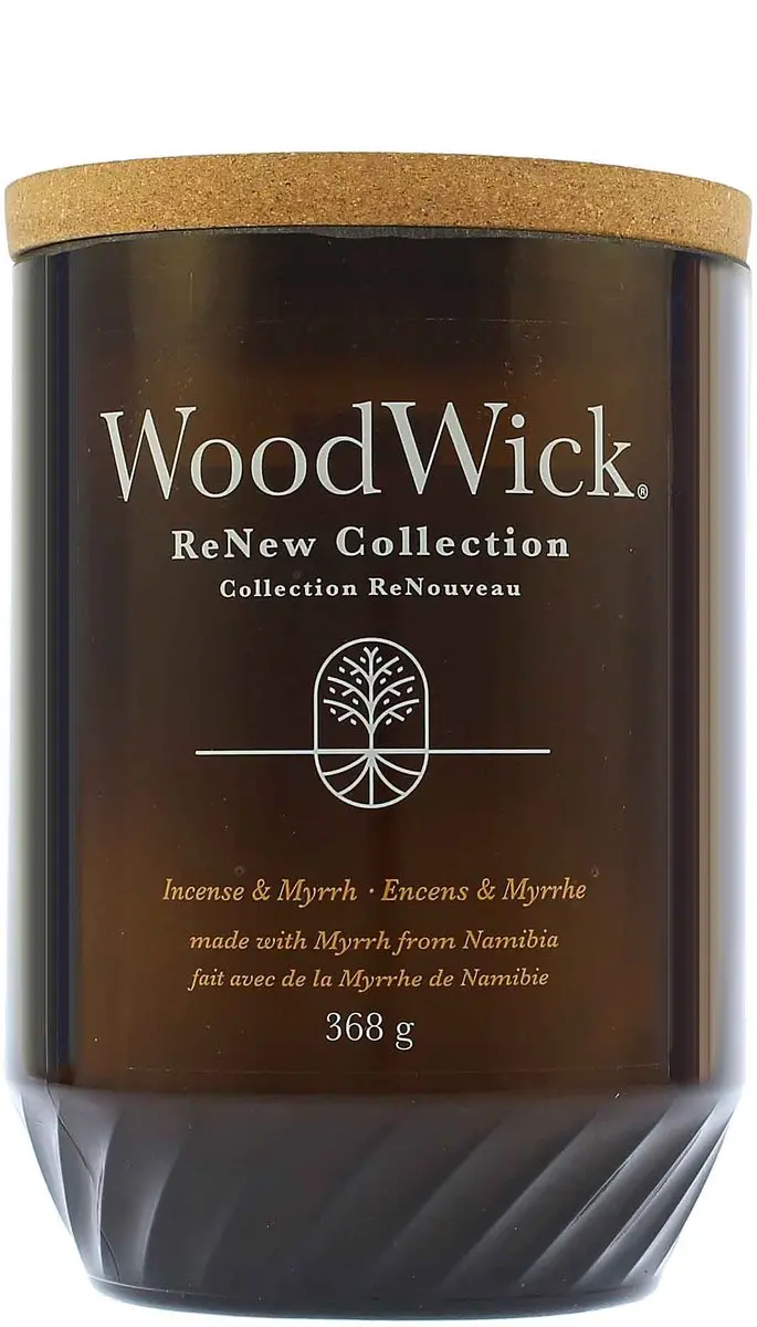 WoodWick ReNew Geurkaars Incense & Myrrh - 75 uur - afbeelding 6 van 6