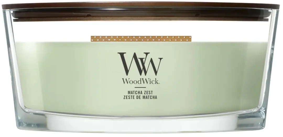 Woodwick Matcha Zest Ellipse Geurkaars 50 uur