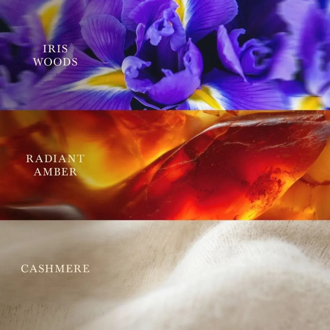 WoodWick Ellipse Trilogy Radiant Cashmere Geurkaars - 50 Branduren - afbeelding 3 van 5
