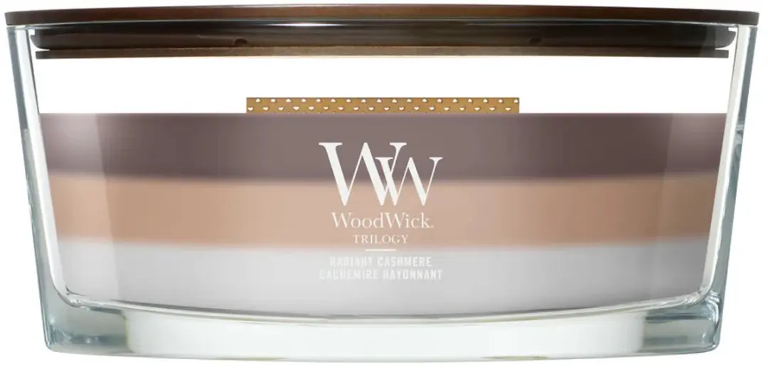 WoodWick Ellipse Trilogy Radiant Cashmere Geurkaars