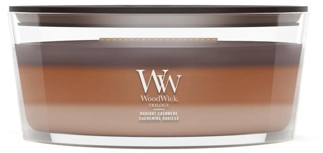 WoodWick Ellipse Trilogy Radiant Cashmere Geurkaars - 50 Branduren - afbeelding 5 van 5