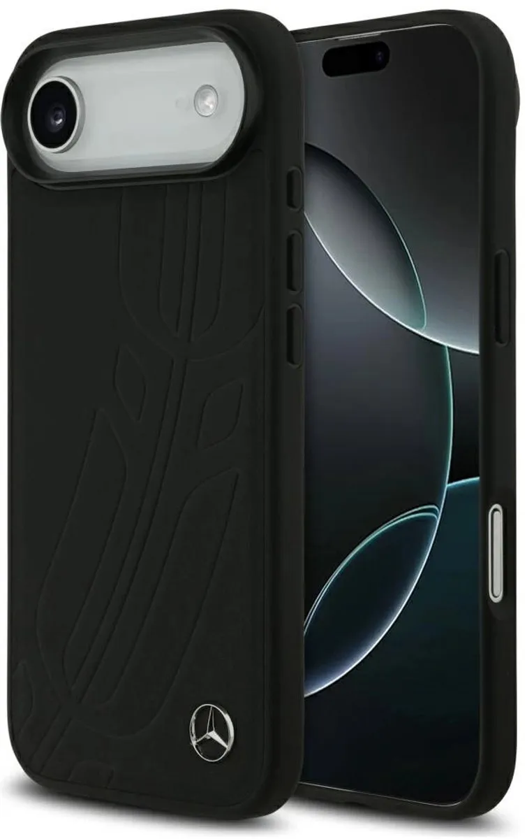 Mercedes-Benz iPhone 17 Air Back Cover - Zwart - 3666339507442