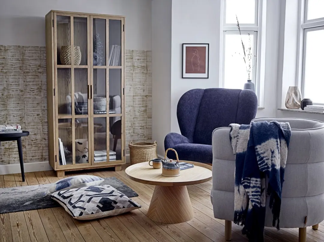 Bloomingville Luana Salontafel - Ø40cm - Natuur - afbeelding 3 van 3