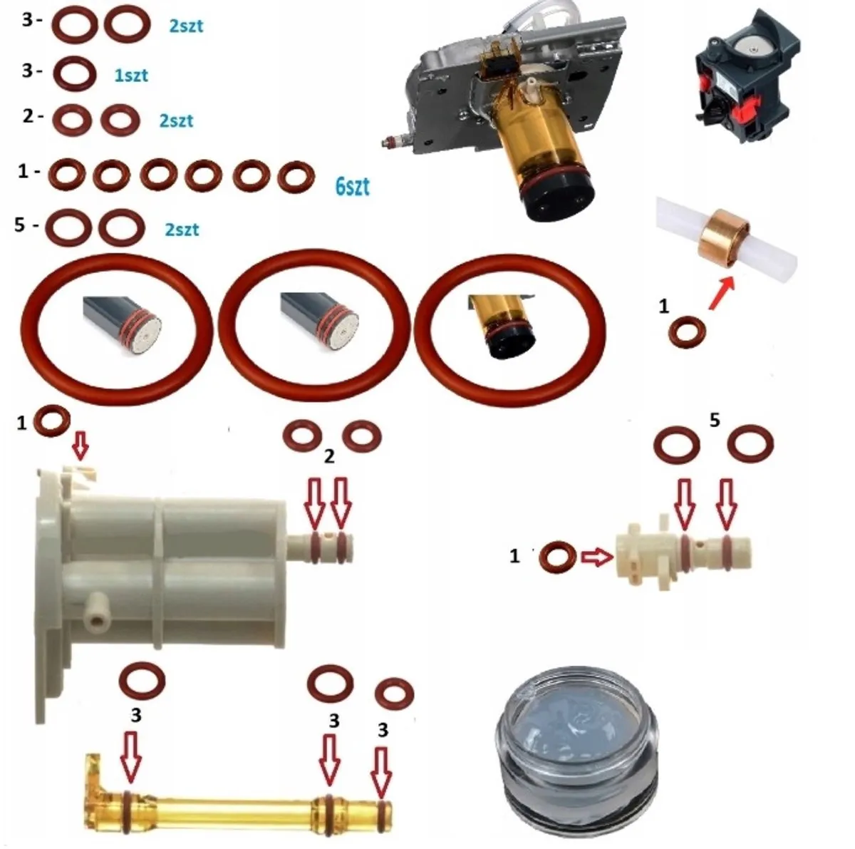 De'Longhi O-ring Reparatieset