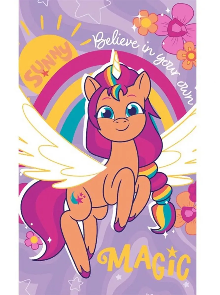 My Little Pony Sunny handdoek, gezichtshanddoek, handdoek 30x50 cm