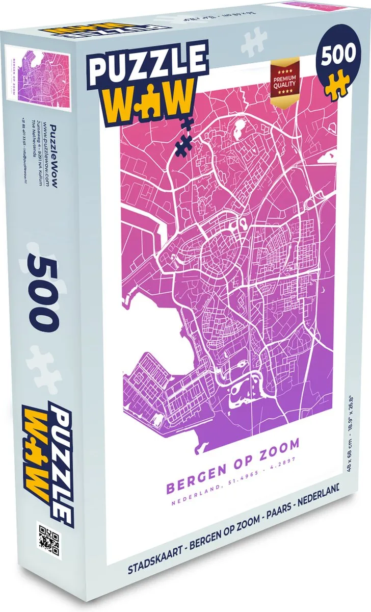 PuzzleWow Bergen op Zoom Legpuzzel 500 Stuks