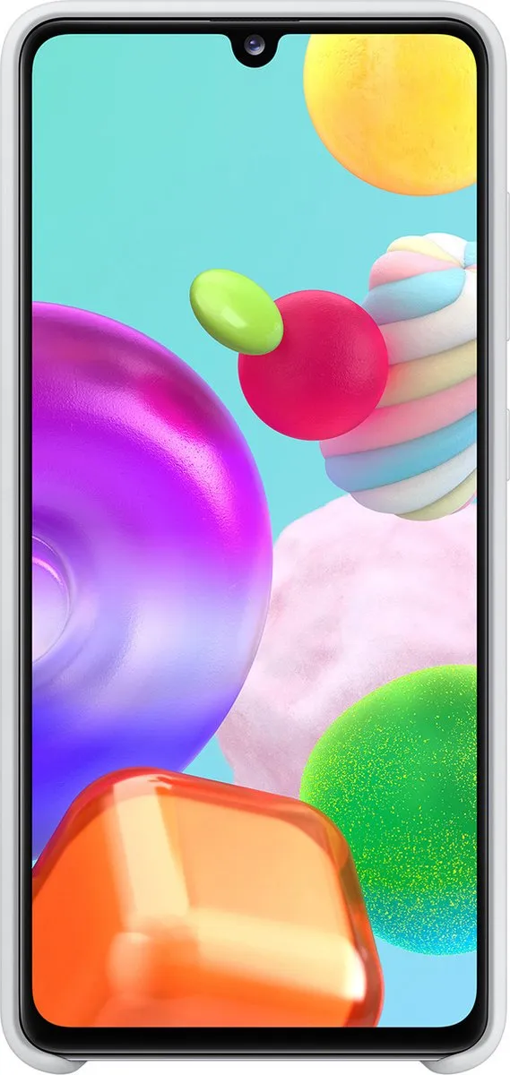 Samsung Silicone Hoesje Galaxy A41 - Wit