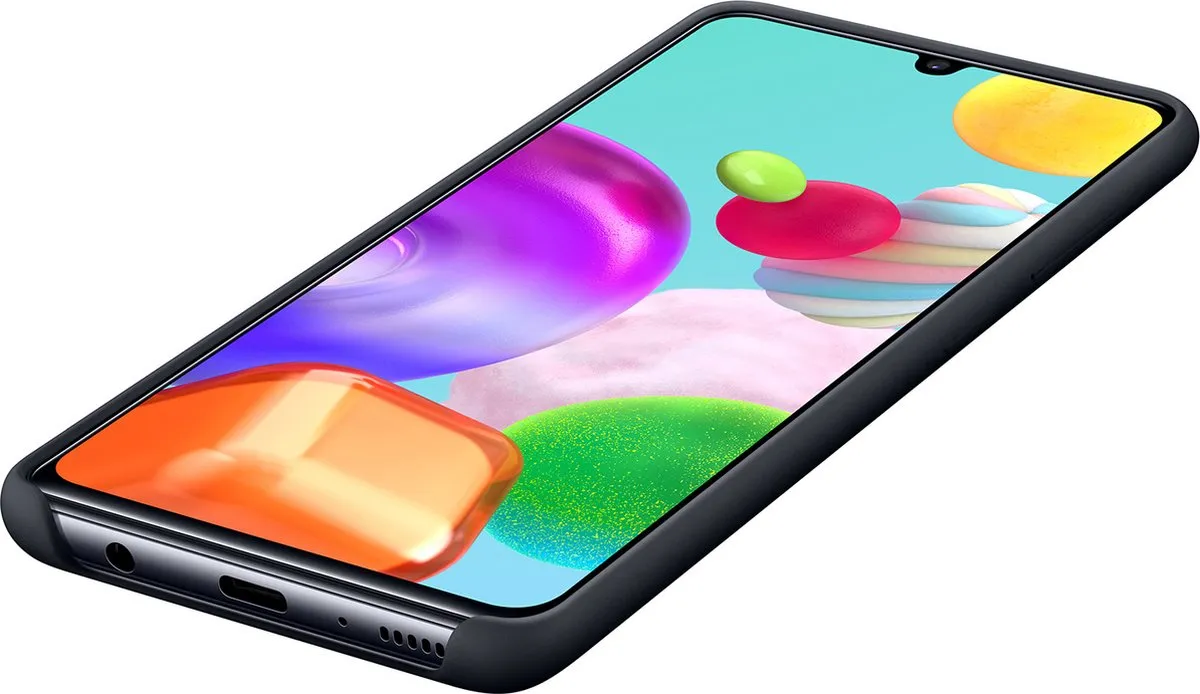 Samsung Silicone Hoesje Galaxy A41 - Wit - afbeelding 6 van 6