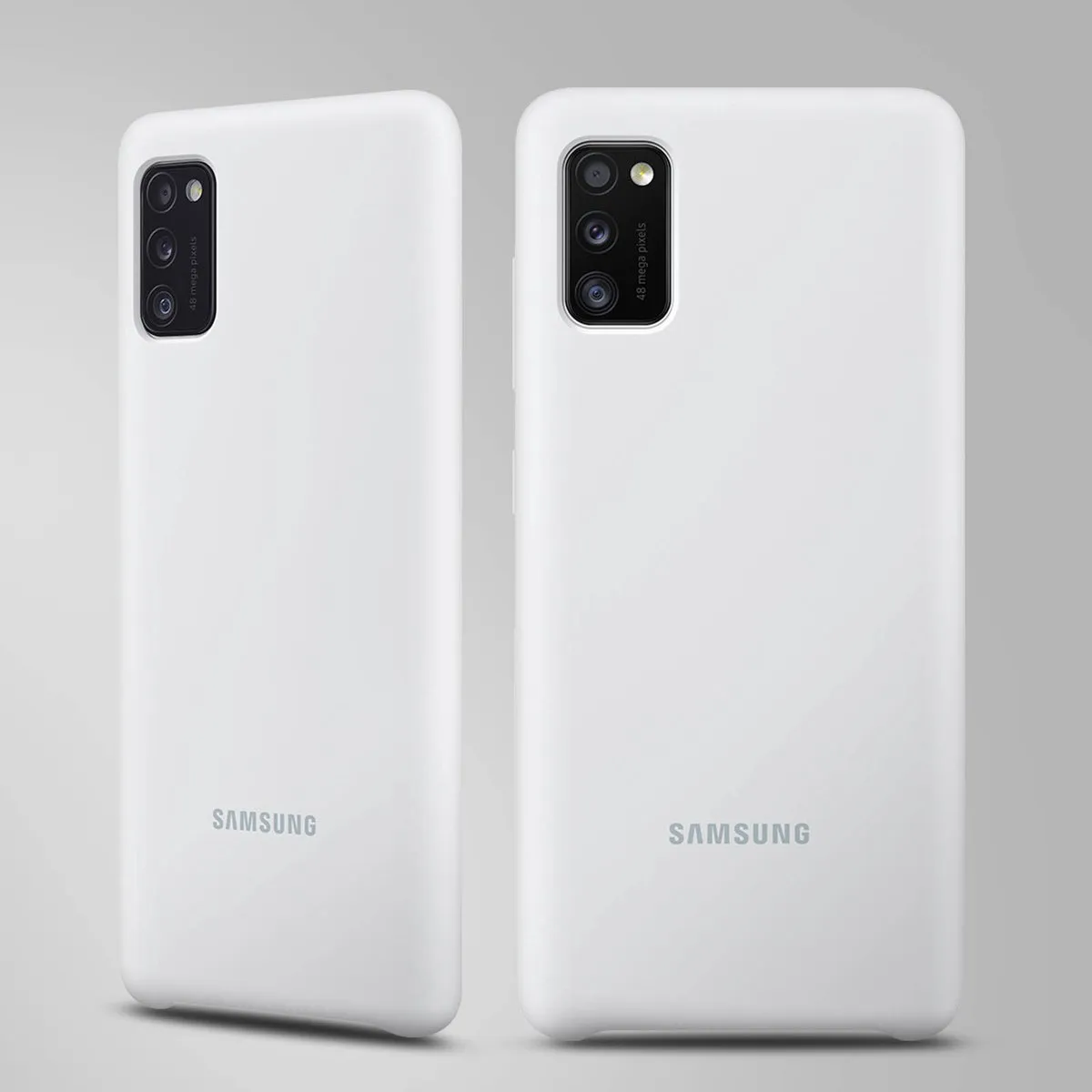 Samsung Silicone Hoesje Galaxy A41 - Wit