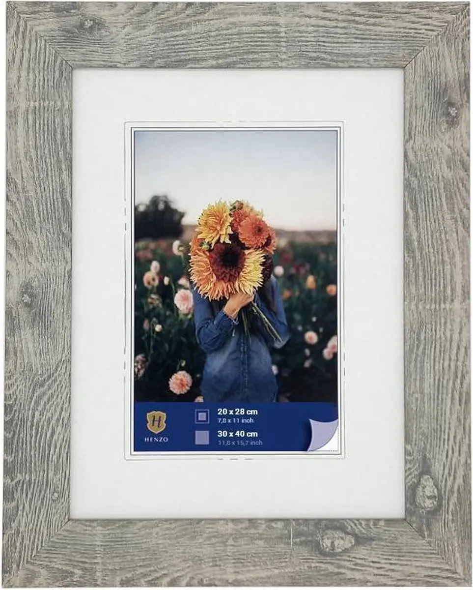 Fotolijst - Henzo - Dahlia - Fotomaat 30x40 cm - Grijs